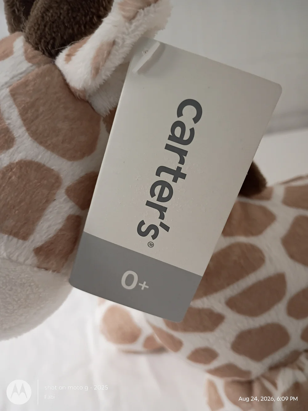 NWT Carters Giraffe Stuffed Plush Wind Up Music Brahms Lullaby 9